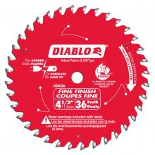 Diablo D0436X - 4-1/2 in. 36 Tooth Fine Finish Saw Blade