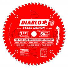 Diablo D0756F - 7-1/4 in. x 56 Tooth Steel Demon Carbide-Tipped Saw Blade for Metal