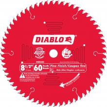 Diablo D0860S - 8-1/2 in. x 60 Tooth Fine Finish Saw Blade