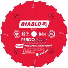 Diablo D1216LFC - 12 in. x 16 Tooth (PCD) Laminate Flooring PERGOBlade