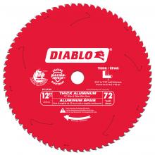 Diablo D1272N - 12 in. x 72 Tooth Thick Aluminum Cutting Saw Blade