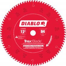 Diablo D1284CDC - 12 in. x 84 Tooth Composite Material/Plastics TrexBlade