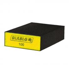 Diablo DFBBLOCFIN01G - 4" x 2-1/2" x 1" 100-Grit Flat Edge Sanding Sponge