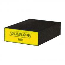 Diablo DFBLBLOFIN04G - 5" x 3" x 1" 100-Grit Large Flat Edge Sanding Sponges (4-Pack)