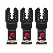 Diablo DOU125JBW3 - 1-1/4" Demo Demon™ Universal Fit Bi-Metal Oscillating Blades for Clean Wood (3-Pack)