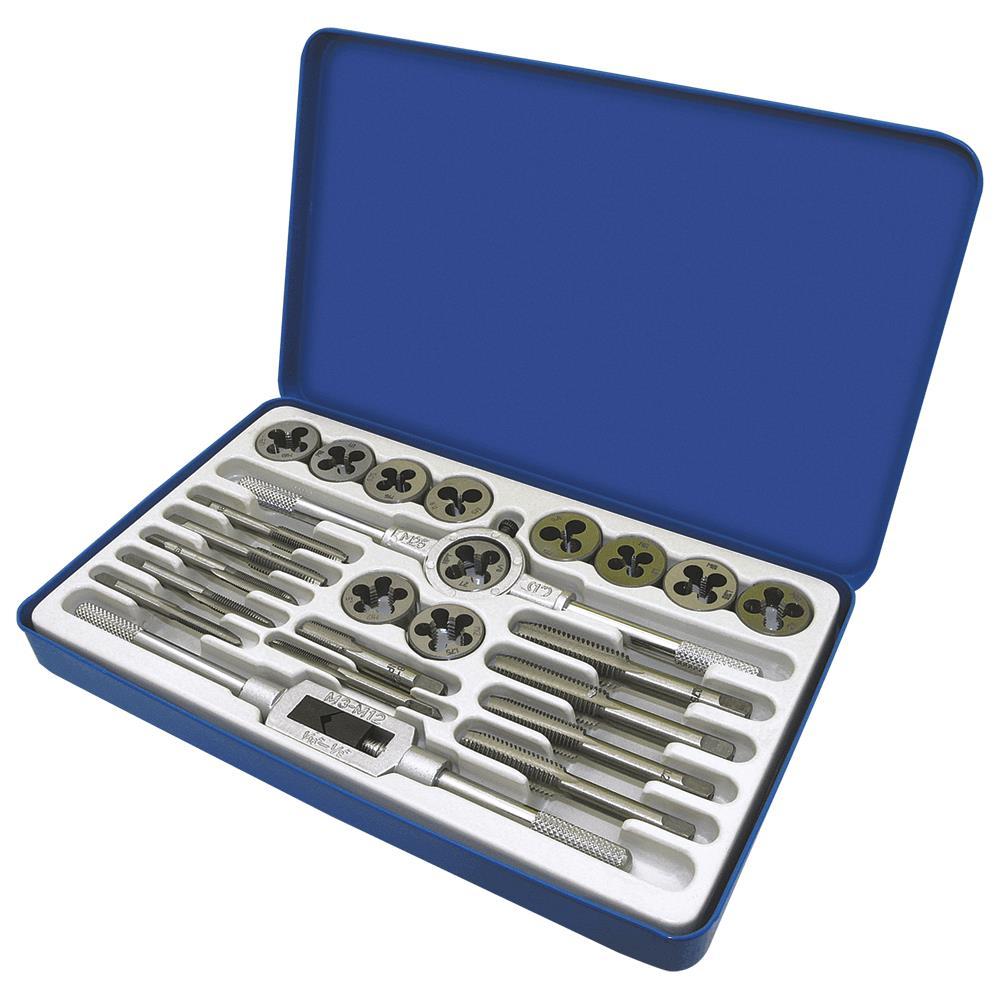 24-Piece Metric Alloy Tap and Die Set