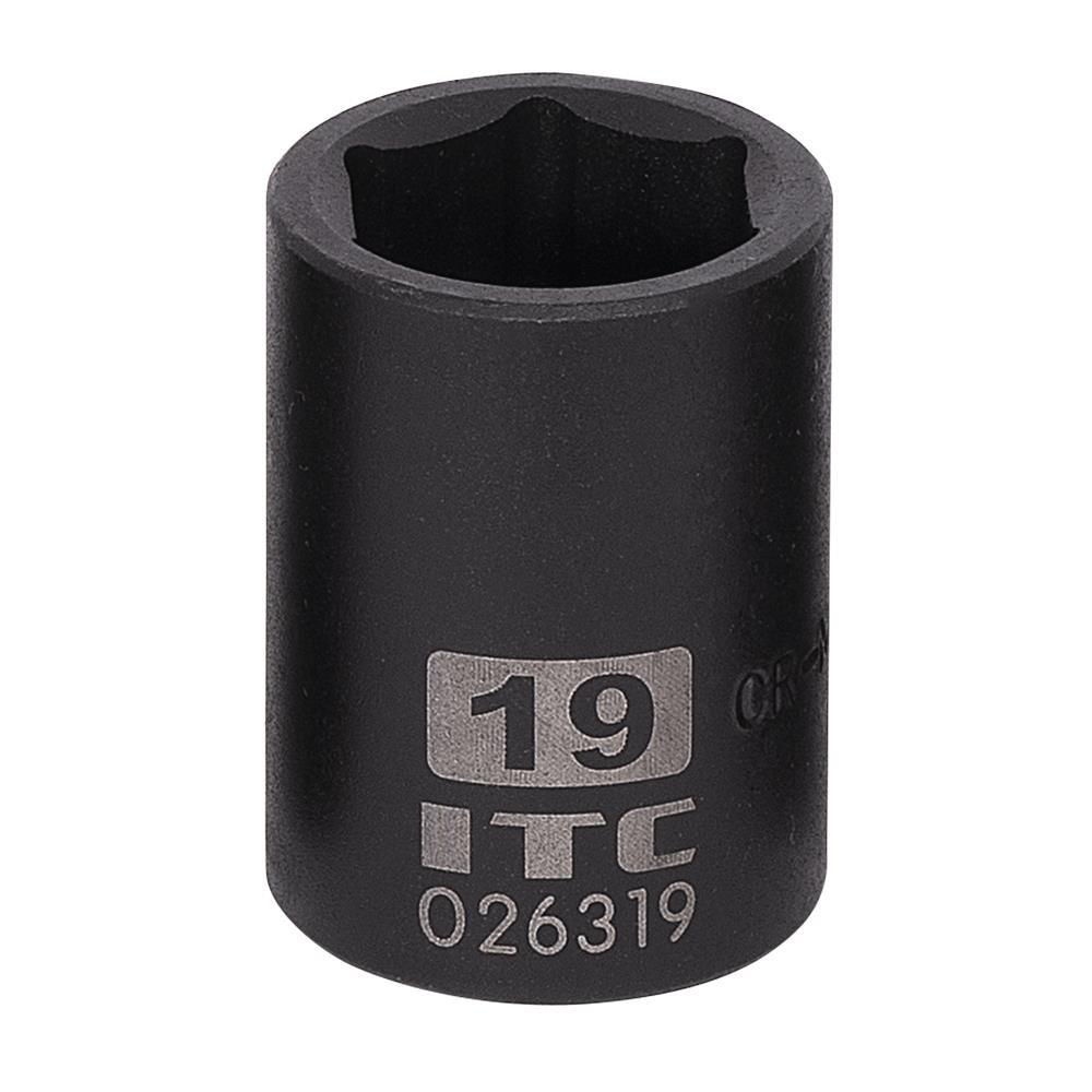 1/2&#34; DR x 19 mm Impact Socket - 6 Point