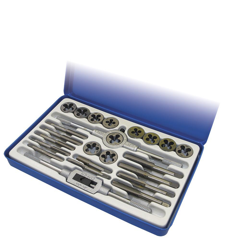 24-Piece SAE Alloy Tap and Die Set