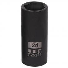 ITC 26374 - 1/2" DR x 24 mm Deep Impact Socket - 6 Point