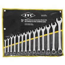 ITC 20211 - 14 PC Metric Polished Combination Wrench Set