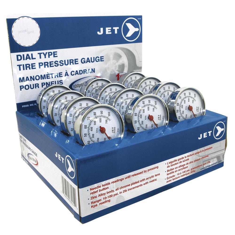 Dial-Type Tire Pressure Gauges