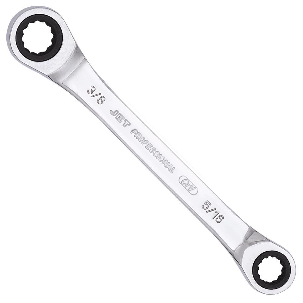 Ratcheting Double Box Wrench - SAE - 5/16” x 3/8”