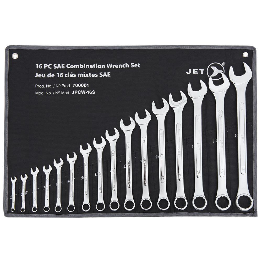 16 pc SAE Combination Wrench Set