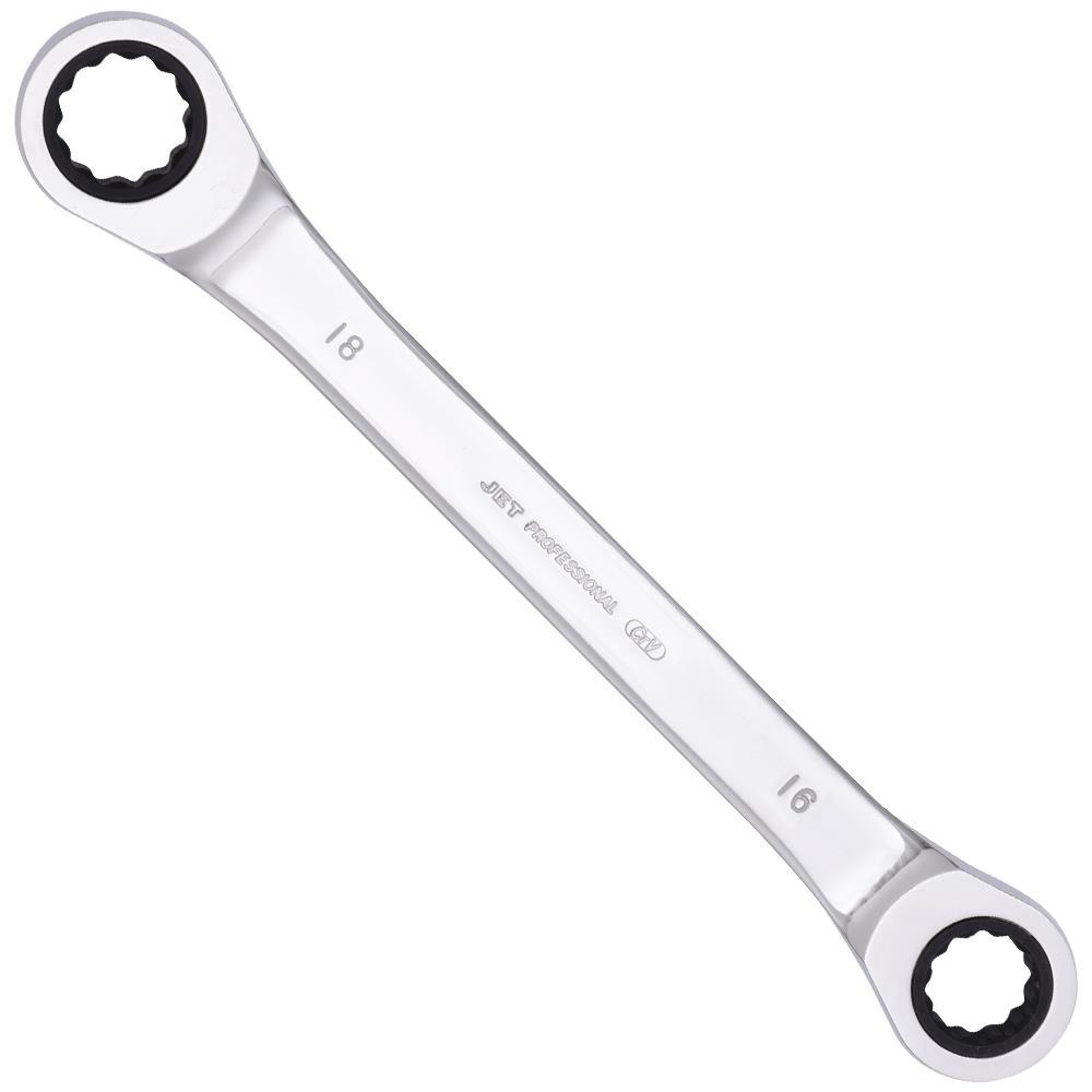 Ratcheting Double Box Wrench - Metric - 16mm x 18mm