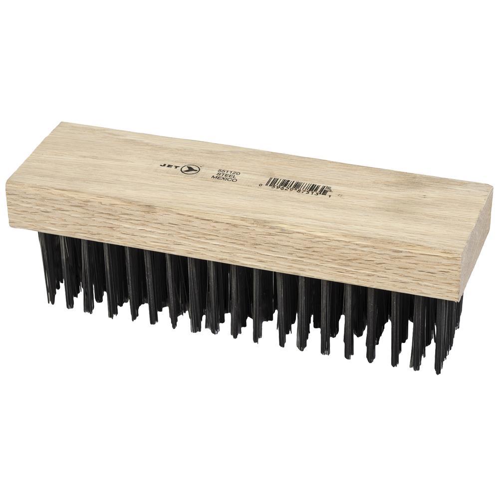 6 Row, Straight Back, Carbon Steel Hand Wire Scratch Brush