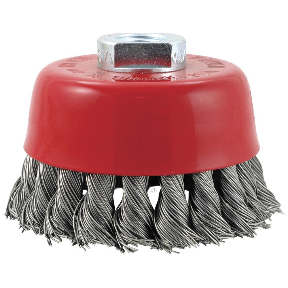 3-1/2 x 5/8-11NC Knot Twisted Cup Brush - High Performance