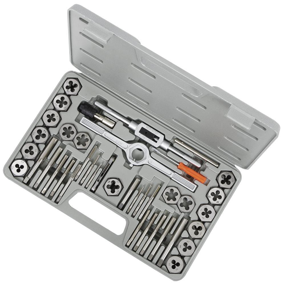 40-Piece Metric HSS Tap and Alloy Die Set