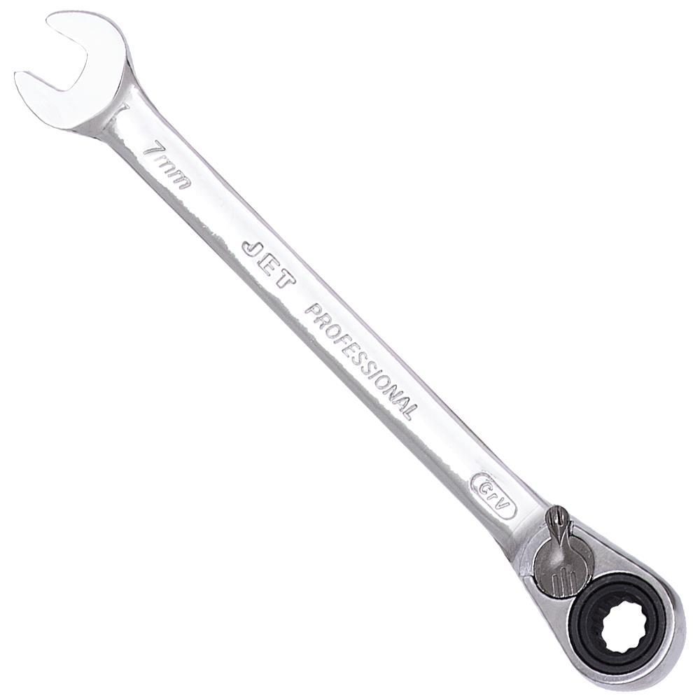 7mm Ratcheting Combination Wrench Reversing