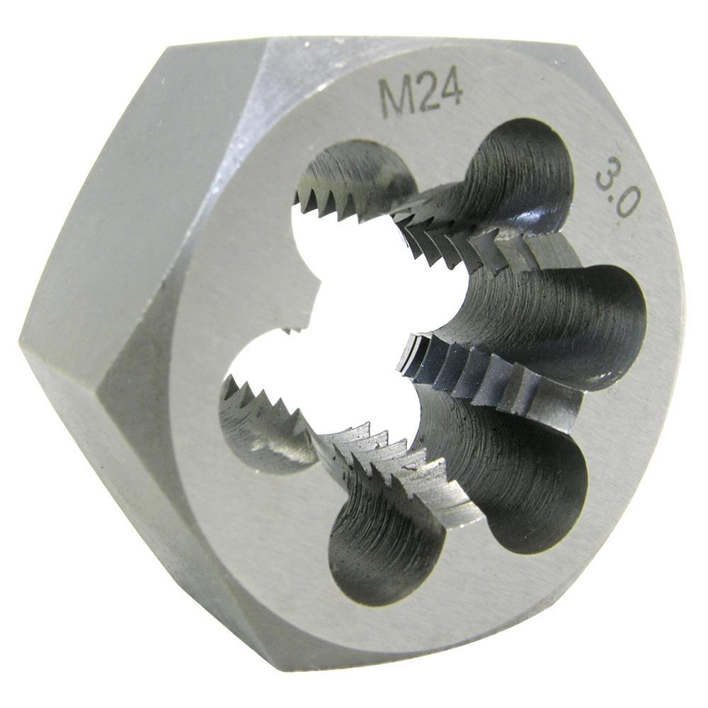 3mm-0.5 Alloy Steel Metric Hex Dies (1&#34; Hex)