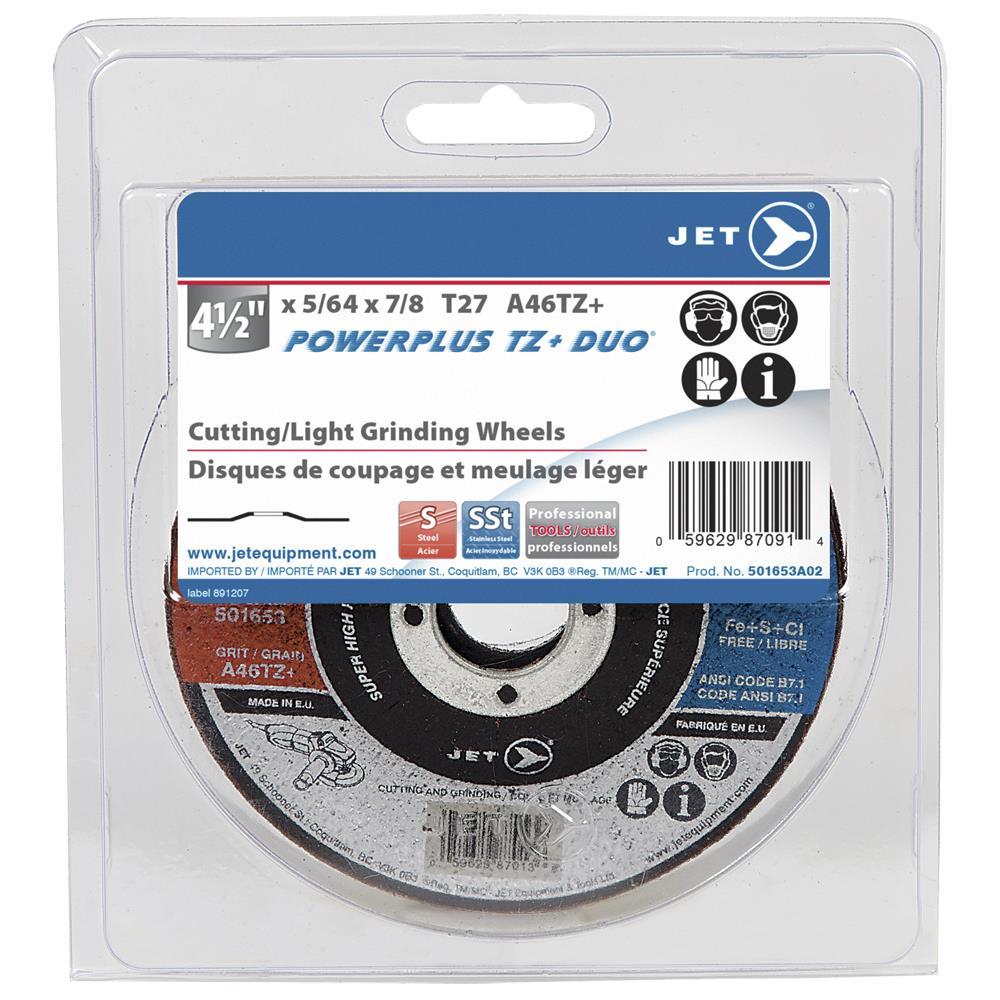 4-1/2 x 5/64 x 7/8 POWER-XTREME DUO T27 Cutting and Light Grinding Wheel - Clamshell Package