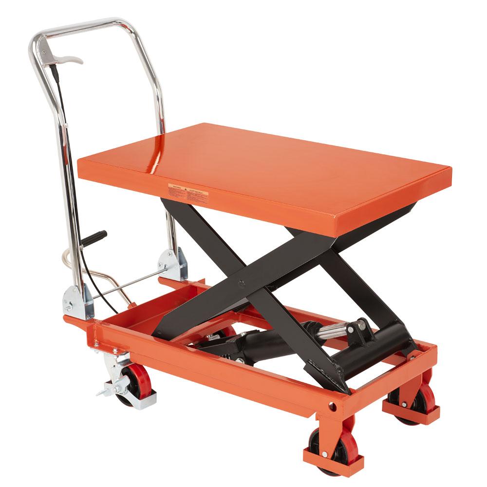 1,100 lb Capacity SLC Series Hydraulic Scissor Lift Cart