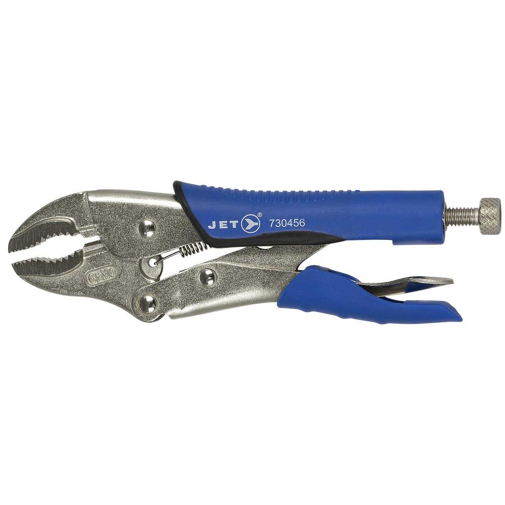 7&#34; Curved Jaw Locking Pliers with Cutter - Cushion Grip