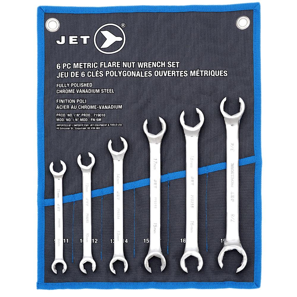 Flare Nut Wrench  Set - Metric - 6 pc