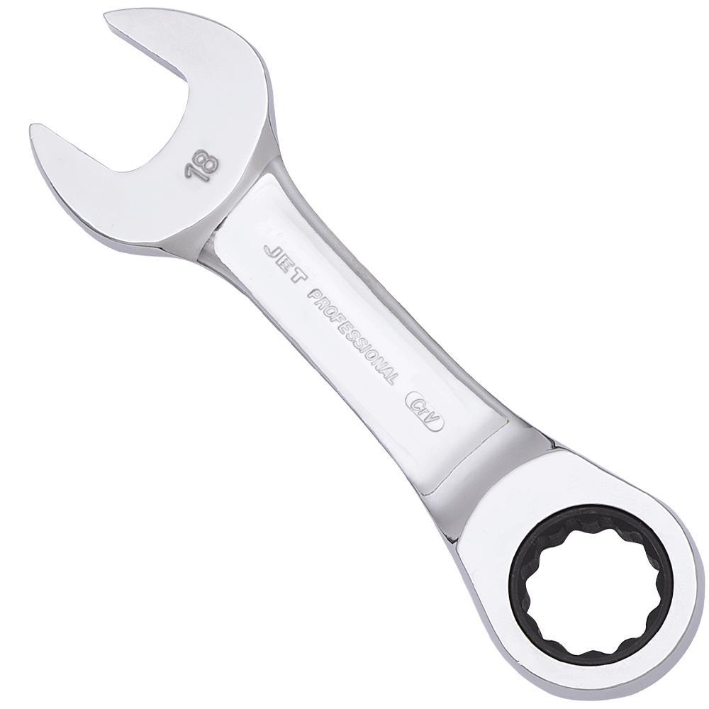 Ratcheting Stubby Wrench - Metric - 18mm