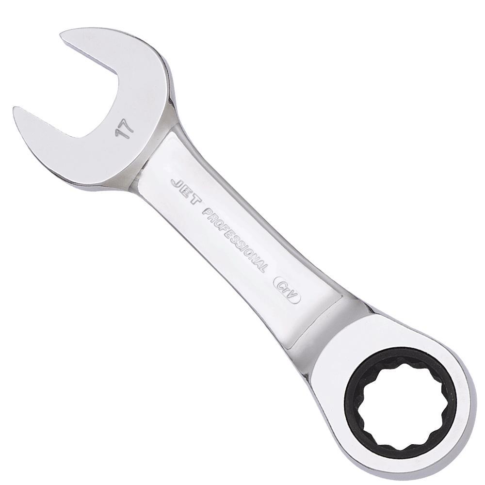Ratcheting Stubby Wrench - Metric - 17mm