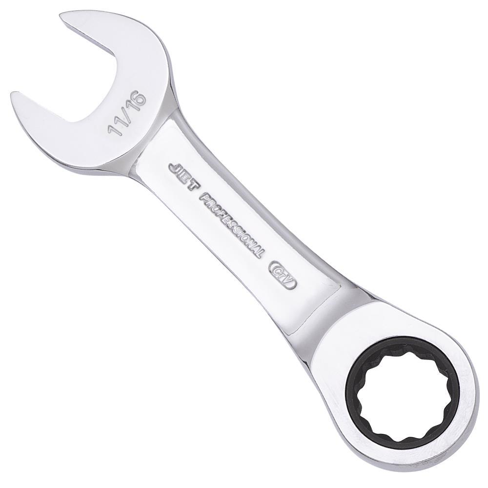 Ratcheting Stubby Wrench - SAE - 11/16”