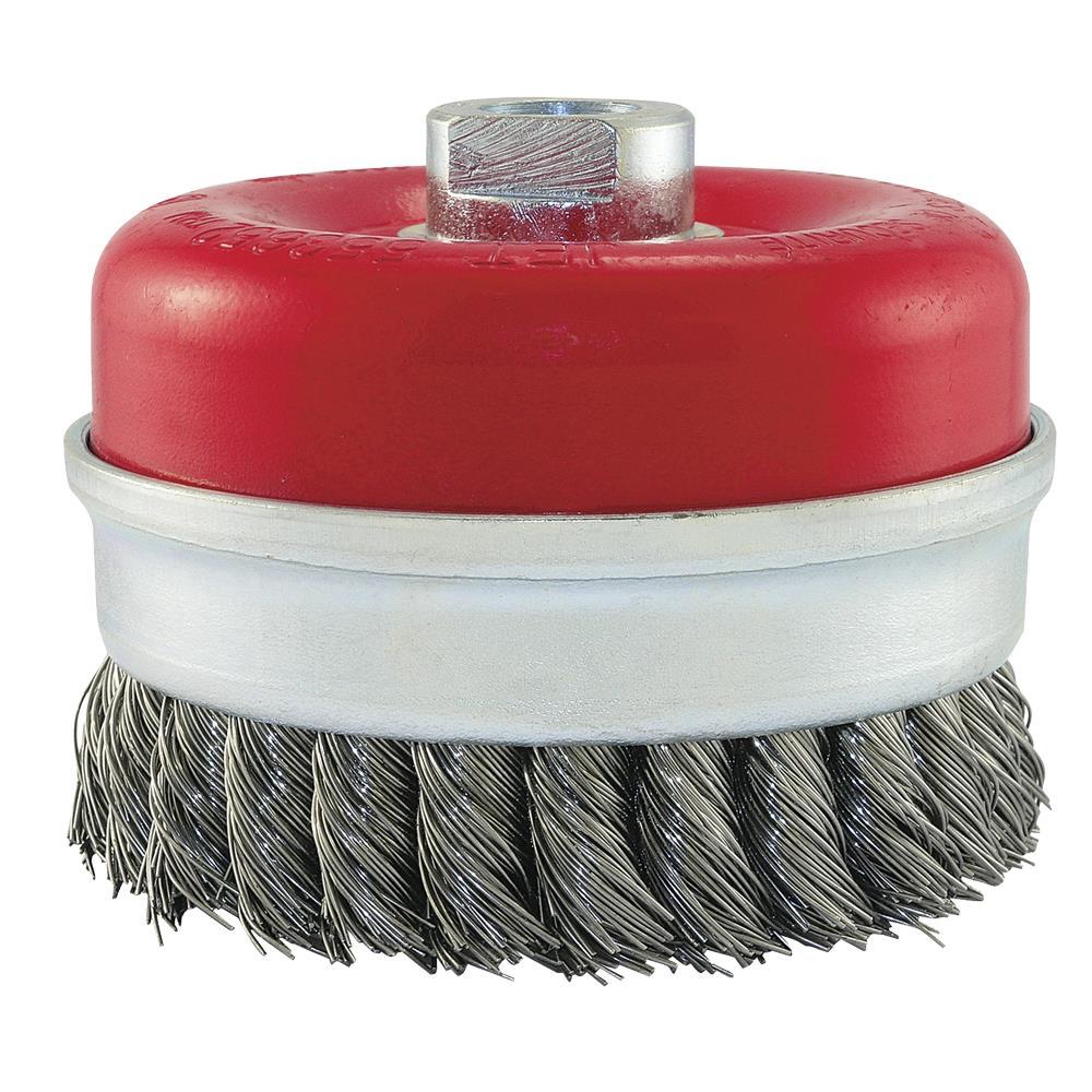 5 x 5/8-11 NC Knot Banded Cup Brush