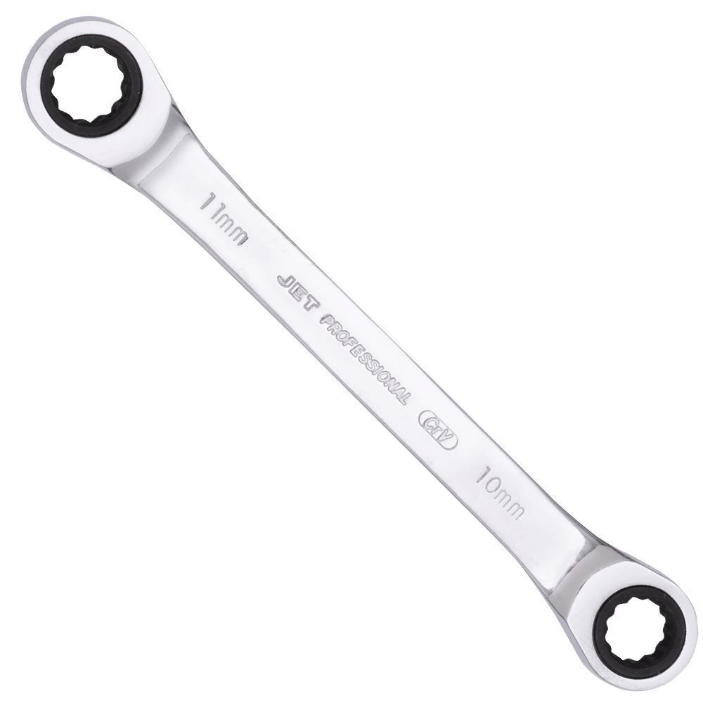 Ratcheting Double Box Wrench - Metric - 10mm x 11mm