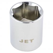 Jet - CA 671508 - 3/8" DR x 8mm Regular Chrome Socket - 6 Point