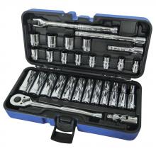 Jet - CA 600235 - 30 PC 3/8" DR Metric Socket Wrench Set - 12 Point