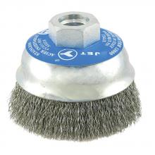 Jet - CA 553518 - 3 x 5/8-11 NC Stainless Steel Crimped Wire Cup Brush