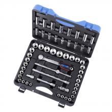 Jet - CA 600341 - 55 PC 1/2" DR SAE/Metric Socket Wrench Set - 6 Point