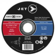 Jet - CA 501581 - 6 x 3/64 x 7/8" A60PX POWER-XTREME T1 Cut-Off Wheel