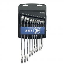 Jet - CA 700182 - 11 PC Long Metric Fully Polished Combination Wrench Set