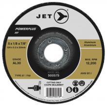 Jet - CA 500575 - 5 x 1/8 x 7/8 AL30 POWERPLUS NF T27 Cutting Wheel