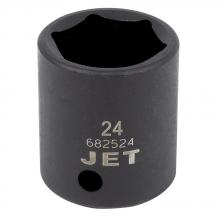 Jet - CA 682524 - 1/2" DR x 24mm Regular Impact Socket - 6 Point