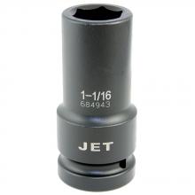 Jet - CA 684944 - 1" DR x 1-1/8" Extra Thin Wall Deep Impact Socket - 6 Point
