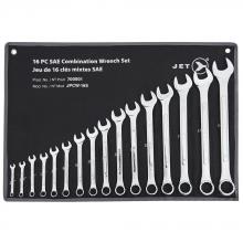 Jet - CA 700001 - 16 pc SAE Combination Wrench Set