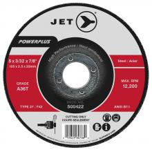 Jet - CA 500422 - 5 x 3/32 x 7/8 A36T POWERPLUS T27 Cut-Off Wheel