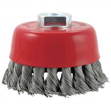 Jet - CA 554207 - 3-1/2 x 5/8-11NC Knot Twisted Cup Brush - High Performance