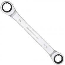 Jet - CA 701505 - Ratcheting Double Box Wrench - SAE - 11/16” X 3/4"