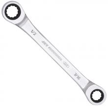 Jet - CA 701503 - Ratcheting Double Box Wrench - SAE - 7/16” x 1/2"