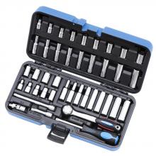 Jet - CA 600125 - 42 PC 1/4" DR SAE/Metric Socket Wrench Set - 6 Point
