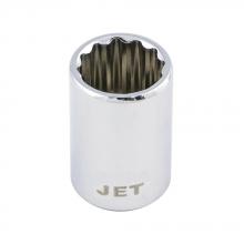 Jet - CA 670613 - 1/4" DR Chrome Socket - Metric - Regular - 12 point - 13 mm