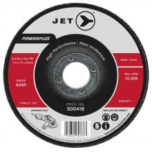 Jet - CA 500418 - 4-1/2 x 1/4 x 7/8 A24R POWERPLUS T27 Grinding Wheel