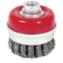 Jet - CA 553607 - 3 x 5/8-11NC Knot Banded Cup Brush - High Performance
